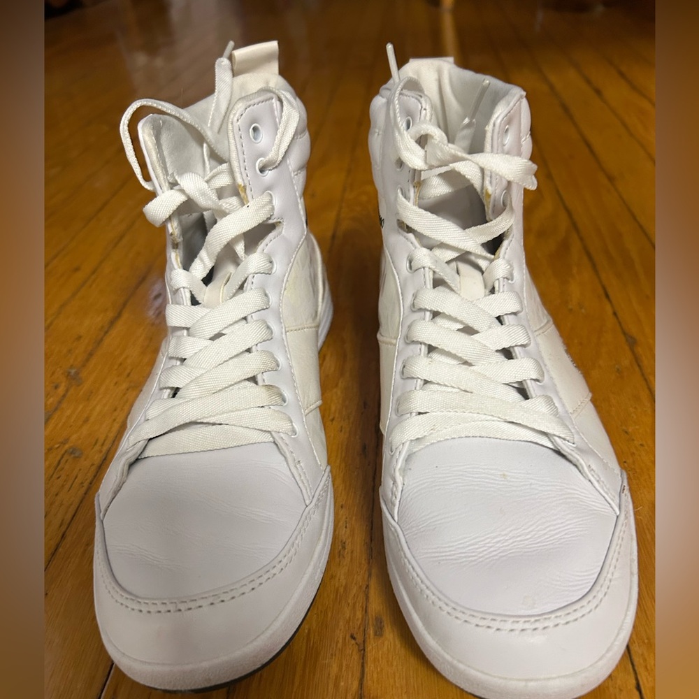 Lacoste White Women’s High-Top Sneakers